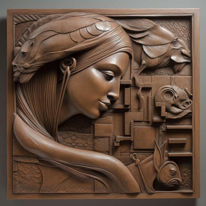 نموذج ثلاثي الأبعاد لآلة CNC 3D Art 